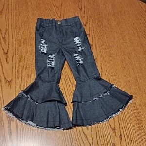 Stylish Kids Flared Denim Jeans